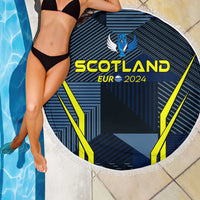 Scotland Football 2024 Beach Blanket Trophy Wing Style - Wonder Print Shop