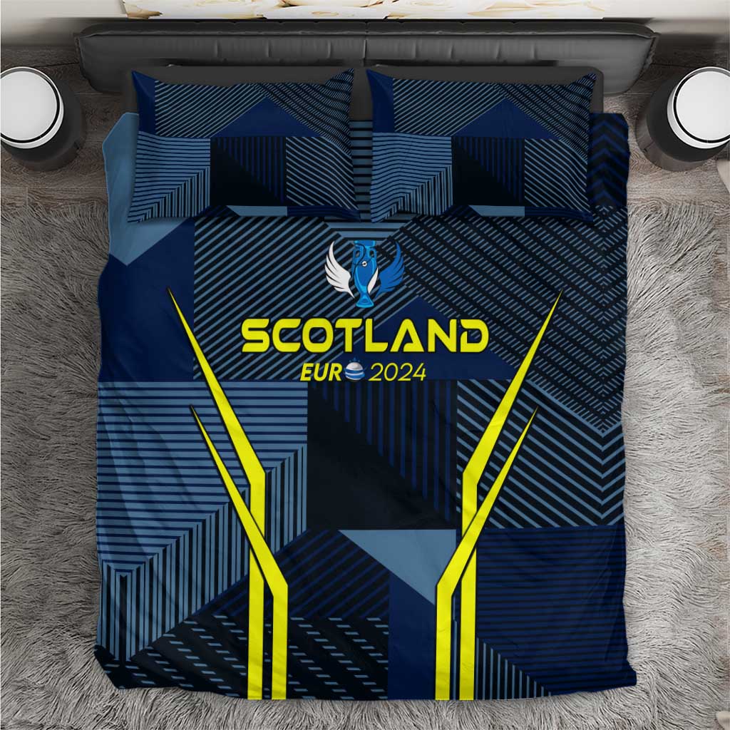 Scotland Football 2024 Bedding Set Trophy Wing Style - Wonder Print Shop