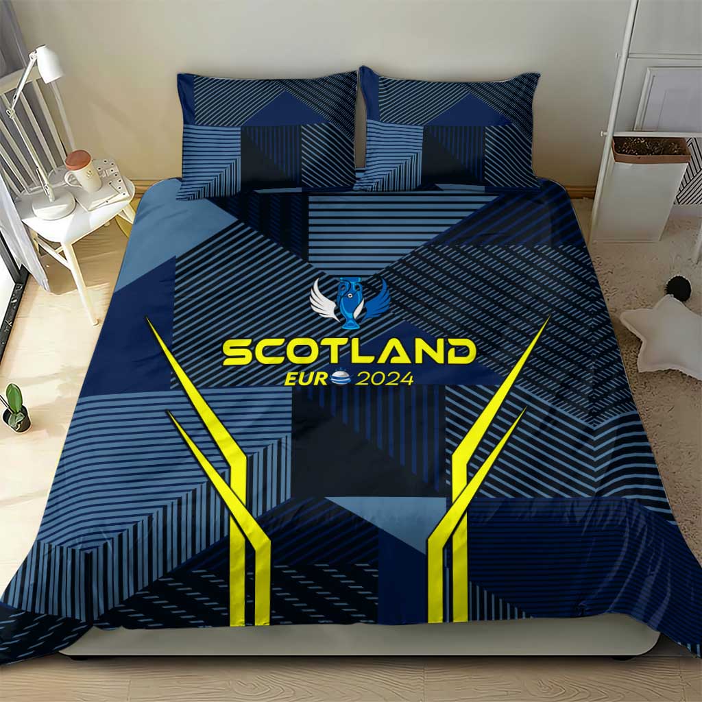 Scotland Football 2024 Bedding Set Trophy Wing Style - Wonder Print Shop