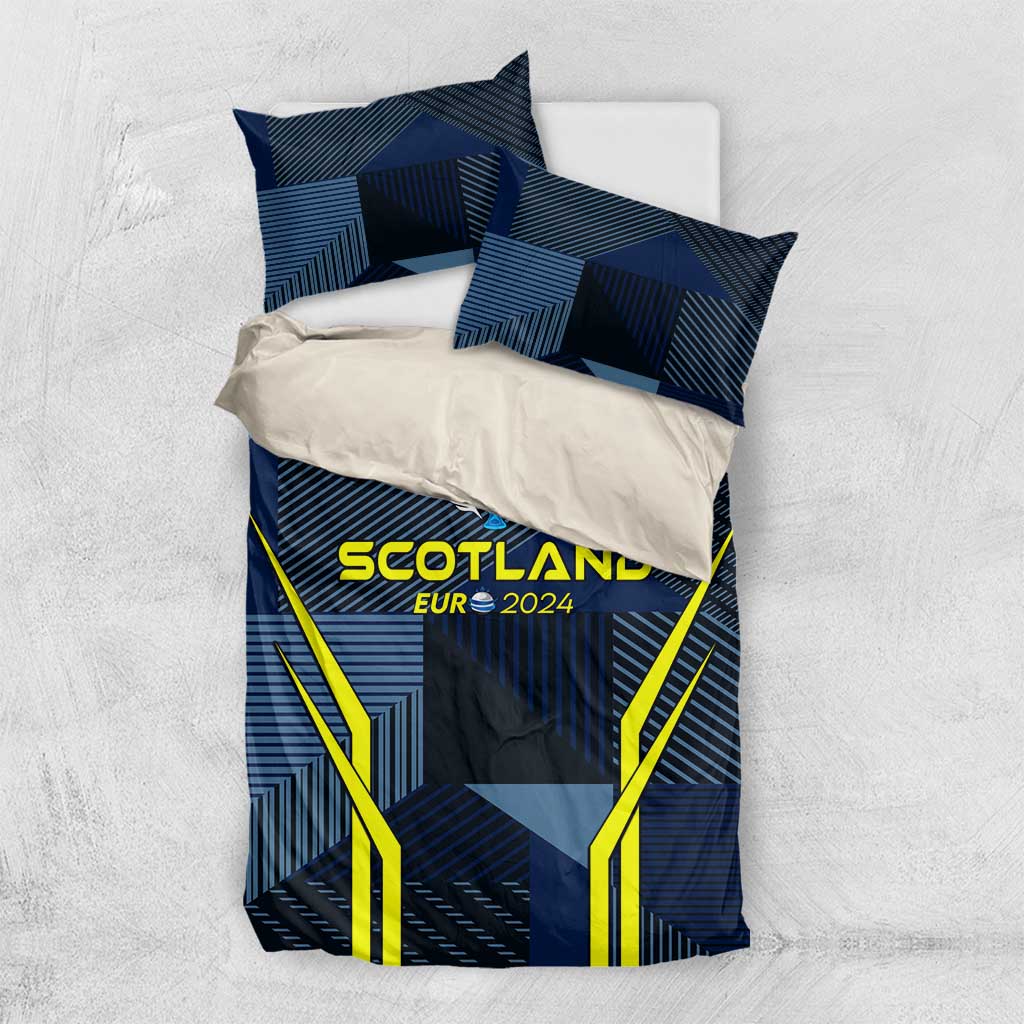 Scotland Football 2024 Bedding Set Trophy Wing Style - Wonder Print Shop