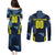 Personalized Scotland Football 2024 Couples Matching Puletasi and Long Sleeve Button Shirt Trophy Wing Style - Wonder Print Shop