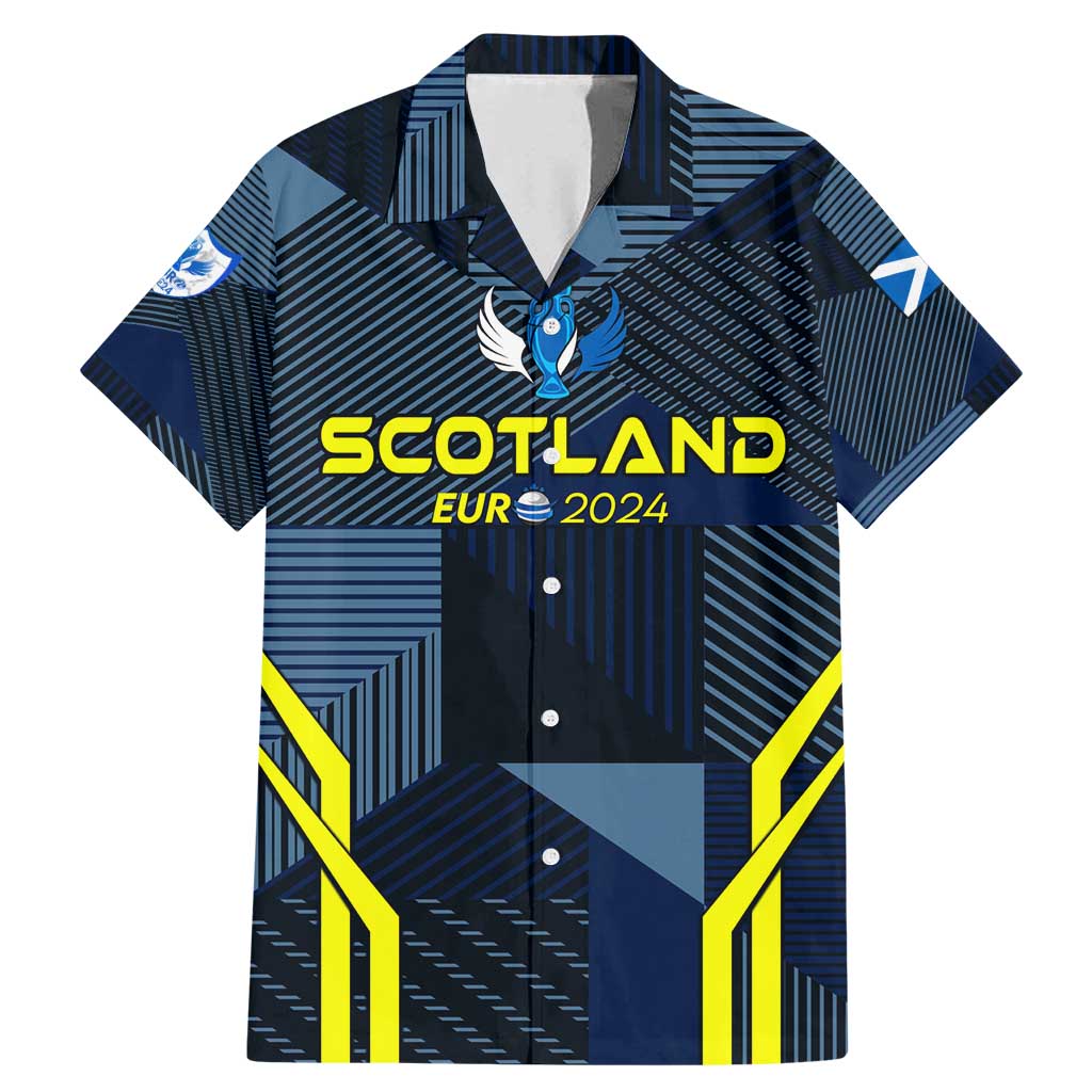 Personalized Scotland Football 2024 Family Matching Mermaid Dress and Hawaiian Shirt Trophy Wing Style - Wonder Print Shop