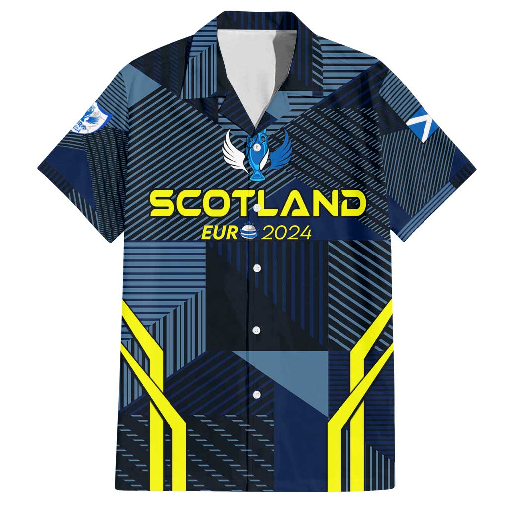 Personalized Scotland Football 2024 Family Matching Summer Maxi Dress and Hawaiian Shirt Trophy Wing Style - Wonder Print Shop