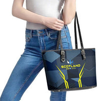 Scotland Football 2024 Leather Tote Bag Trophy Wing Style - Wonder Print Shop
