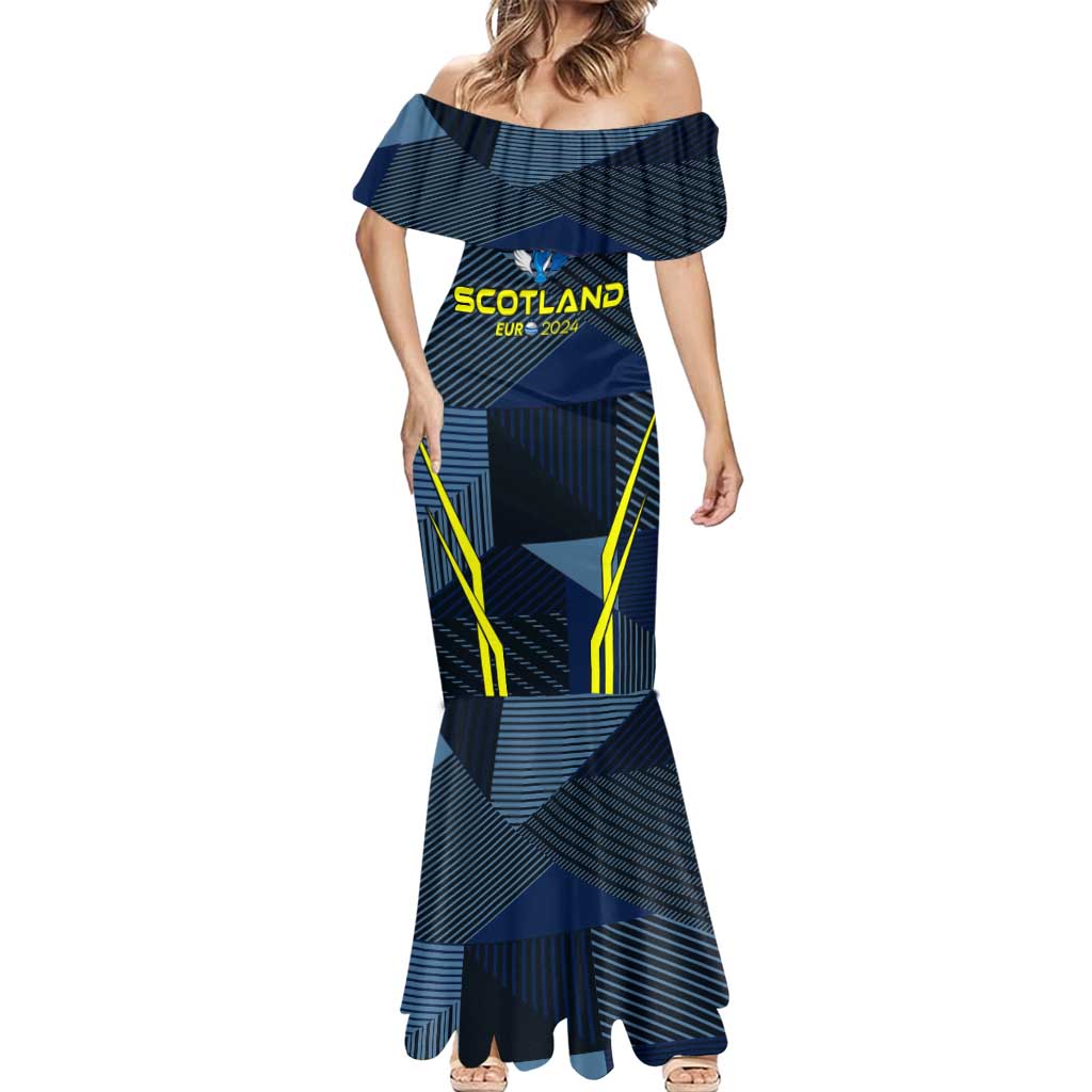 Personalized Scotland Football 2024 Mermaid Dress Trophy Wing Style - Wonder Print Shop
