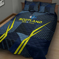 Scotland Football 2024 Quilt Bed Set Trophy Wing Style - Wonder Print Shop