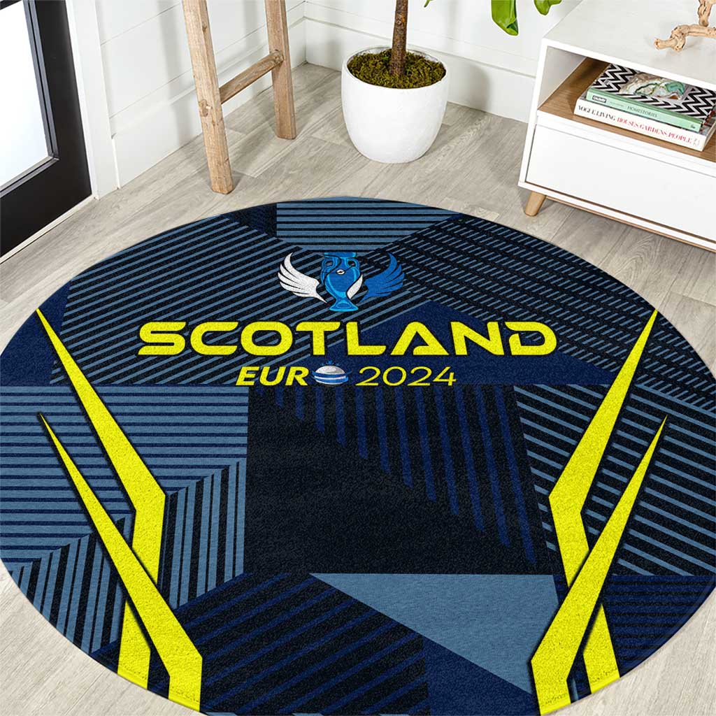 Scotland Football 2024 Round Carpet Trophy Wing Style