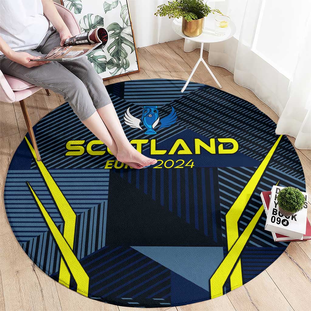 Scotland Football 2024 Round Carpet Trophy Wing Style