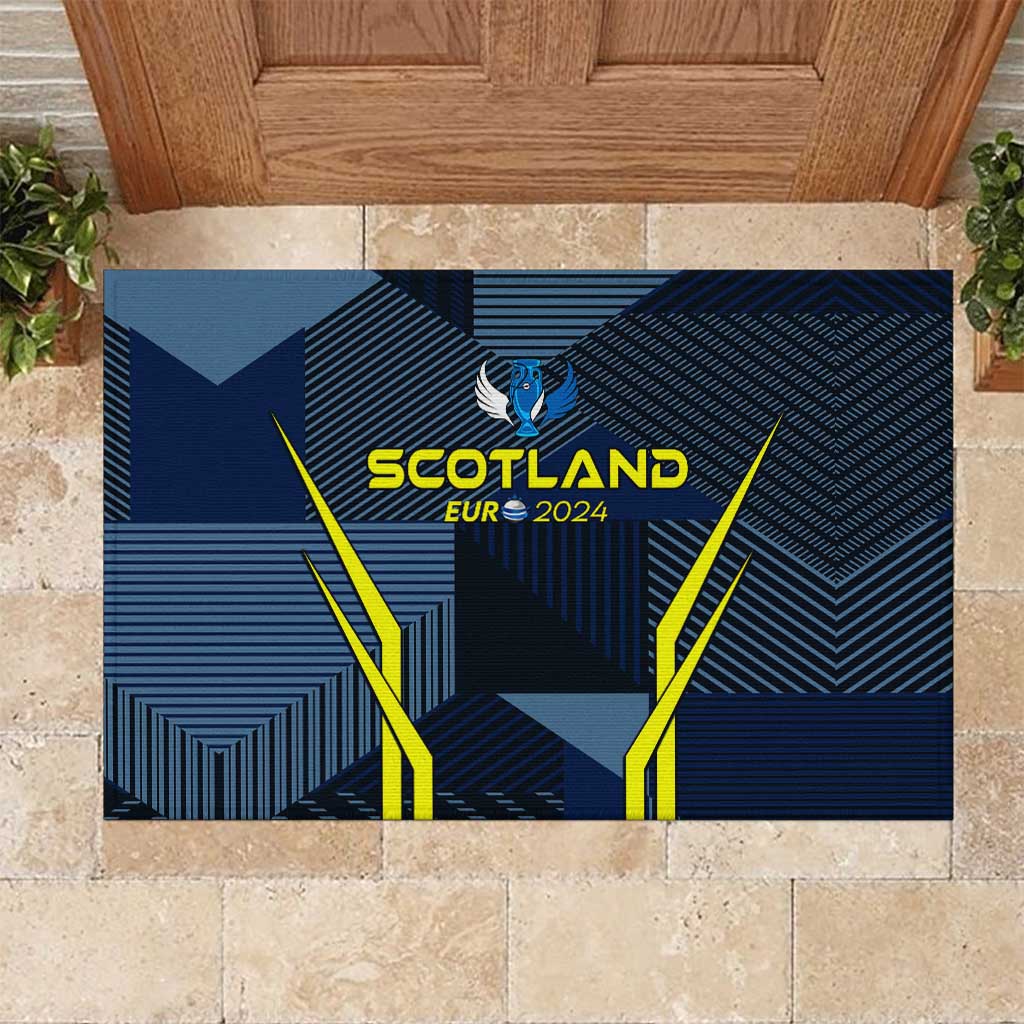 Scotland Football 2024 Rubber Doormat Trophy Wing Style - Wonder Print Shop