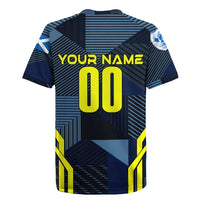 Personalized Scotland Football 2024 Rugby Jersey Trophy Wing Style - Wonder Print Shop