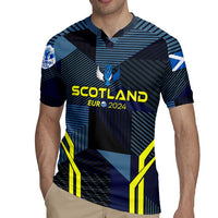 Personalized Scotland Football 2024 Rugby Jersey Trophy Wing Style - Wonder Print Shop
