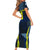 Personalized Scotland Football 2024 Short Sleeve Bodycon Dress Trophy Wing Style - Wonder Print Shop