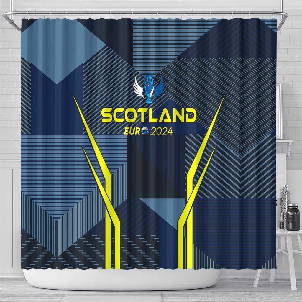 Scotland Football 2024 Shower Curtain Trophy Wing Style