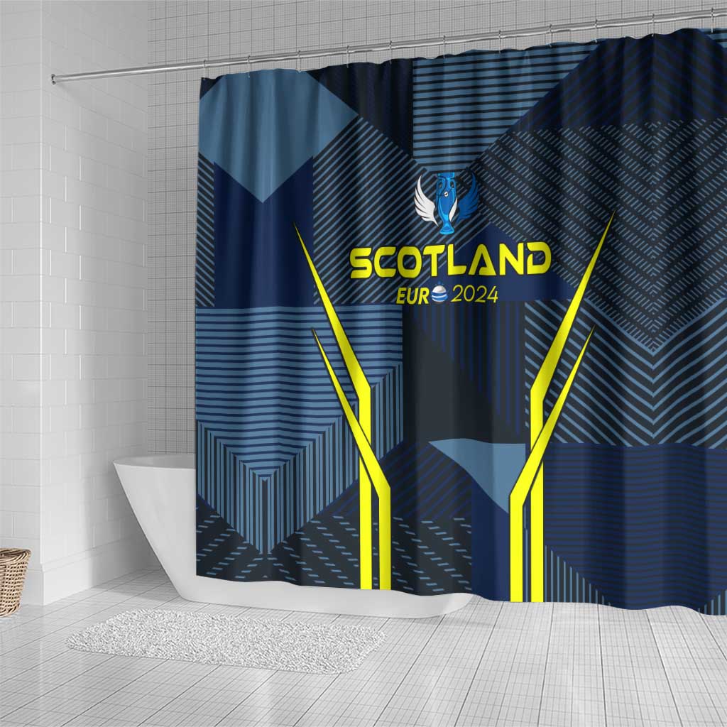 Scotland Football 2024 Shower Curtain Trophy Wing Style