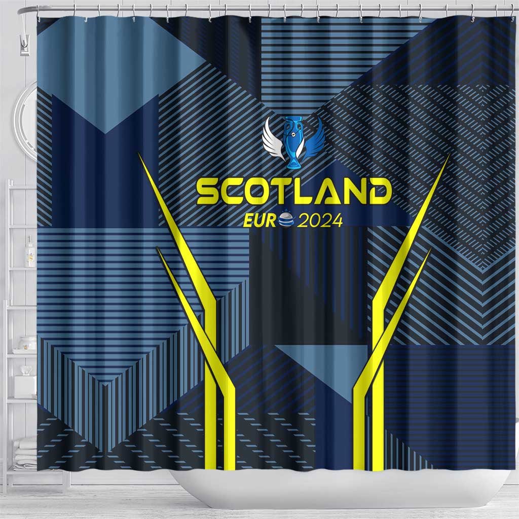 Scotland Football 2024 Shower Curtain Trophy Wing Style