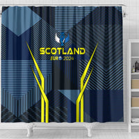 Scotland Football 2024 Shower Curtain Trophy Wing Style