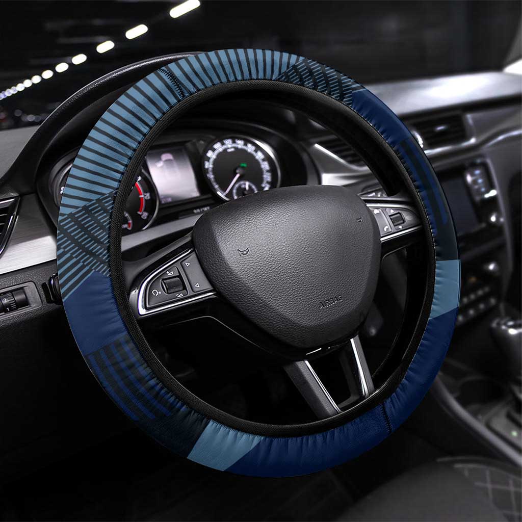 Scotland Football 2024 Steering Wheel Cover Trophy Wing Style - Wonder Print Shop