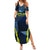 Personalized Scotland Football 2024 Summer Maxi Dress Trophy Wing Style - Wonder Print Shop