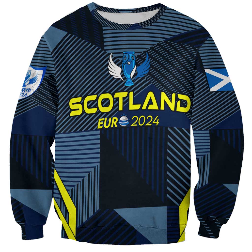 Personalized Scotland Football 2024 Sweatshirt Trophy Wing Style - Wonder Print Shop