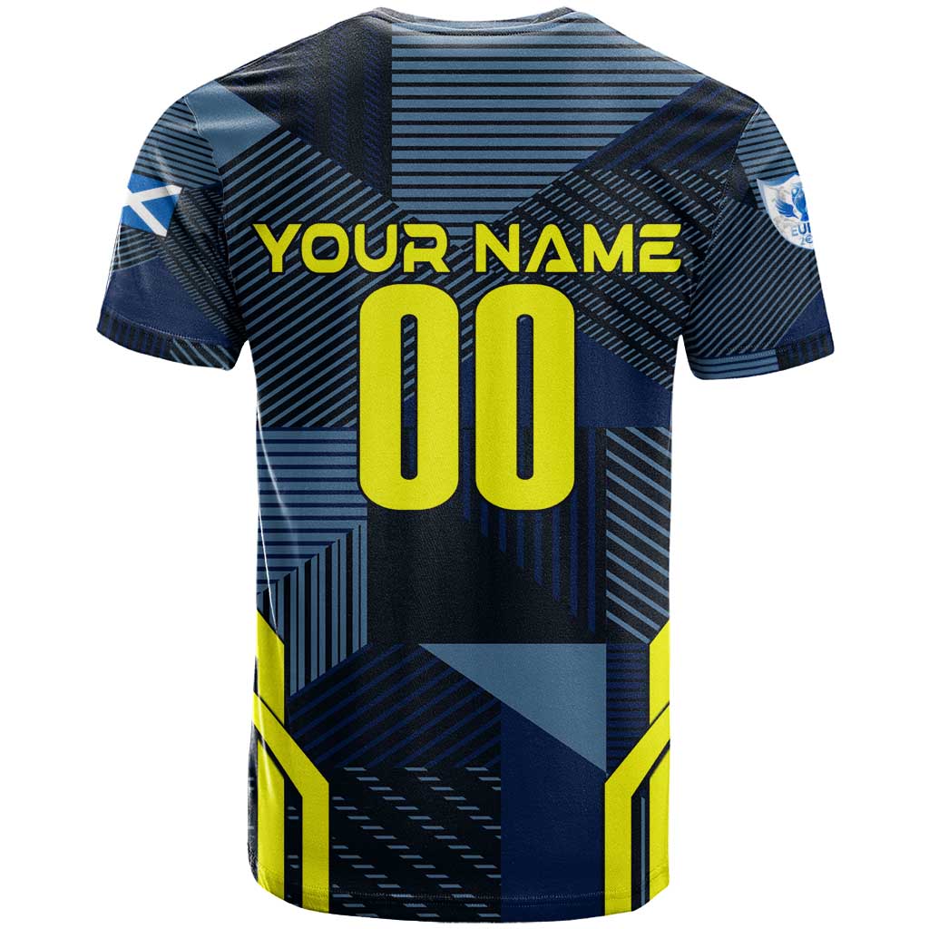Personalized Scotland Football 2024 T Shirt Trophy Wing Style - Wonder Print Shop