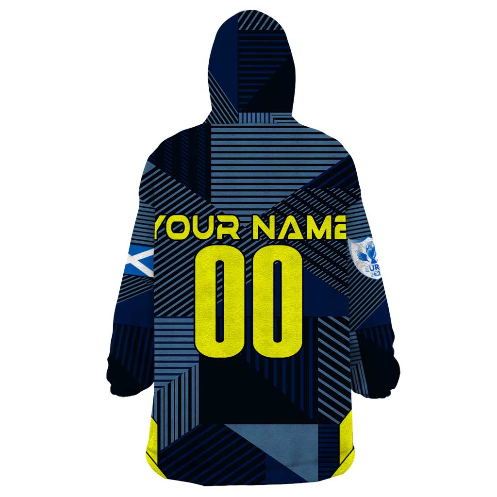 Personalized Scotland Football 2024 Wearable Blanket Hoodie Trophy Wing Style - Wonder Print Shop