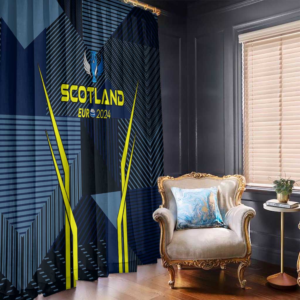 Scotland Football 2024 Window Curtain Trophy Wing Style - Wonder Print Shop