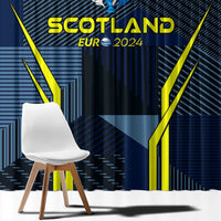 Scotland Football 2024 Window Curtain Trophy Wing Style - Wonder Print Shop
