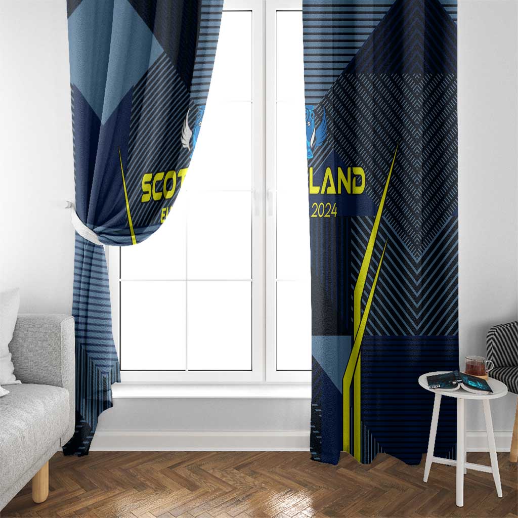 Scotland Football 2024 Window Curtain Trophy Wing Style - Wonder Print Shop