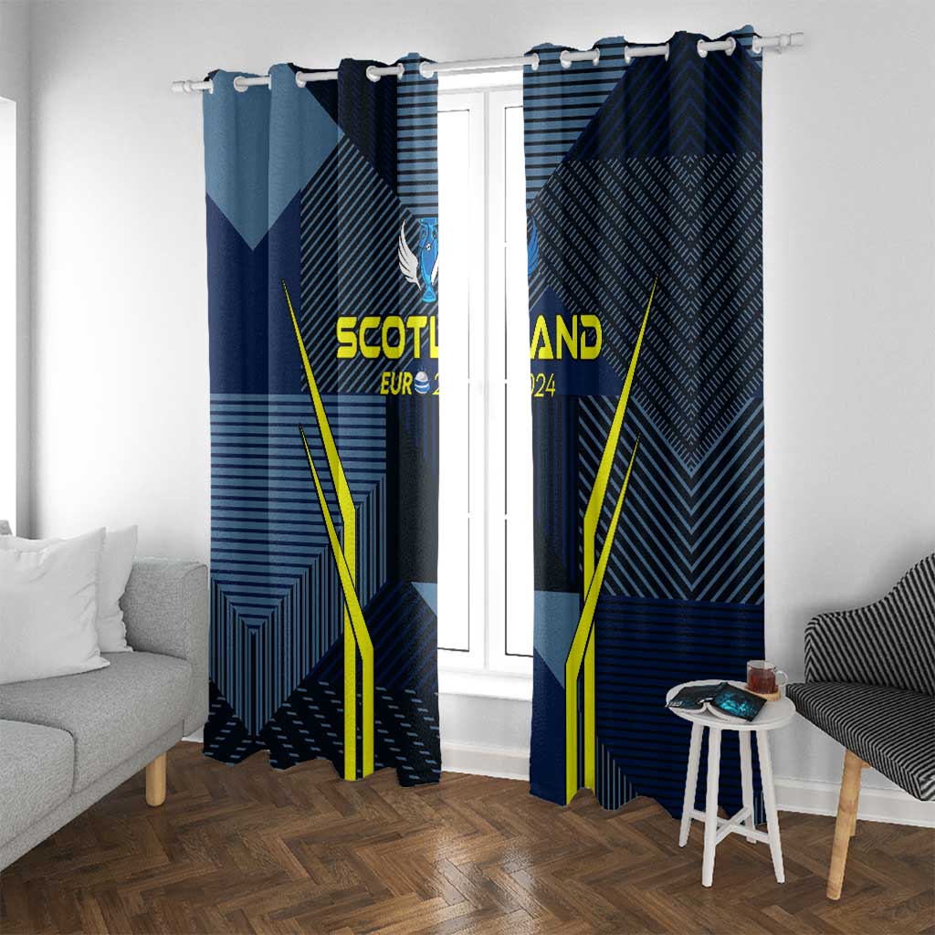 Scotland Football 2024 Window Curtain Trophy Wing Style - Wonder Print Shop