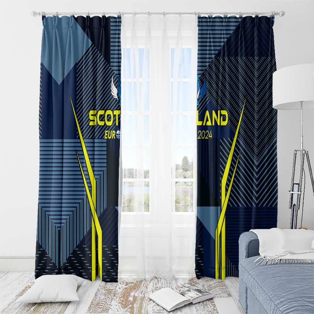 Scotland Football 2024 Window Curtain Trophy Wing Style - Wonder Print Shop