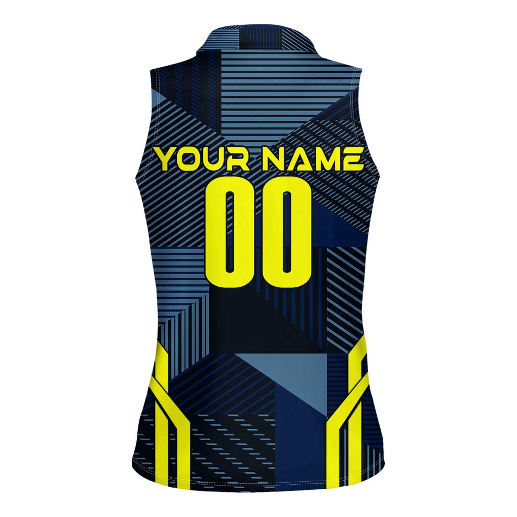 Personalized Scotland Football 2024 Women Sleeveless Polo Shirt Trophy Wing Style - Wonder Print Shop