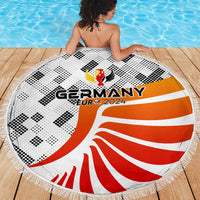 Germany Football 2024 Beach Blanket Trophy Wing Style - Wonder Print Shop
