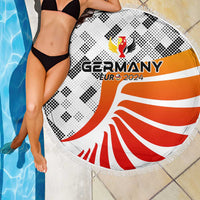 Germany Football 2024 Beach Blanket Trophy Wing Style - Wonder Print Shop
