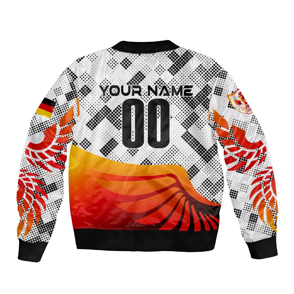 Personalized Germany Football 2024 Bomber Jacket Trophy Wing Style - Wonder Print Shop