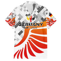 Personalized Germany Football 2024 Family Matching Long Sleeve Bodycon Dress and Hawaiian Shirt Trophy Wing Style - Wonder Print Shop