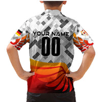 Personalized Germany Football 2024 Family Matching Mermaid Dress and Hawaiian Shirt Trophy Wing Style - Wonder Print Shop