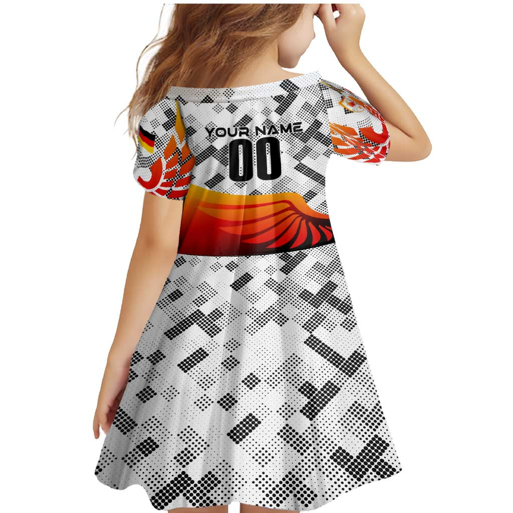Personalized Germany Football 2024 Family Matching Mermaid Dress and Hawaiian Shirt Trophy Wing Style - Wonder Print Shop