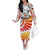 Personalized Germany Football 2024 Family Matching Off The Shoulder Long Sleeve Dress and Hawaiian Shirt Trophy Wing Style - Wonder Print Shop