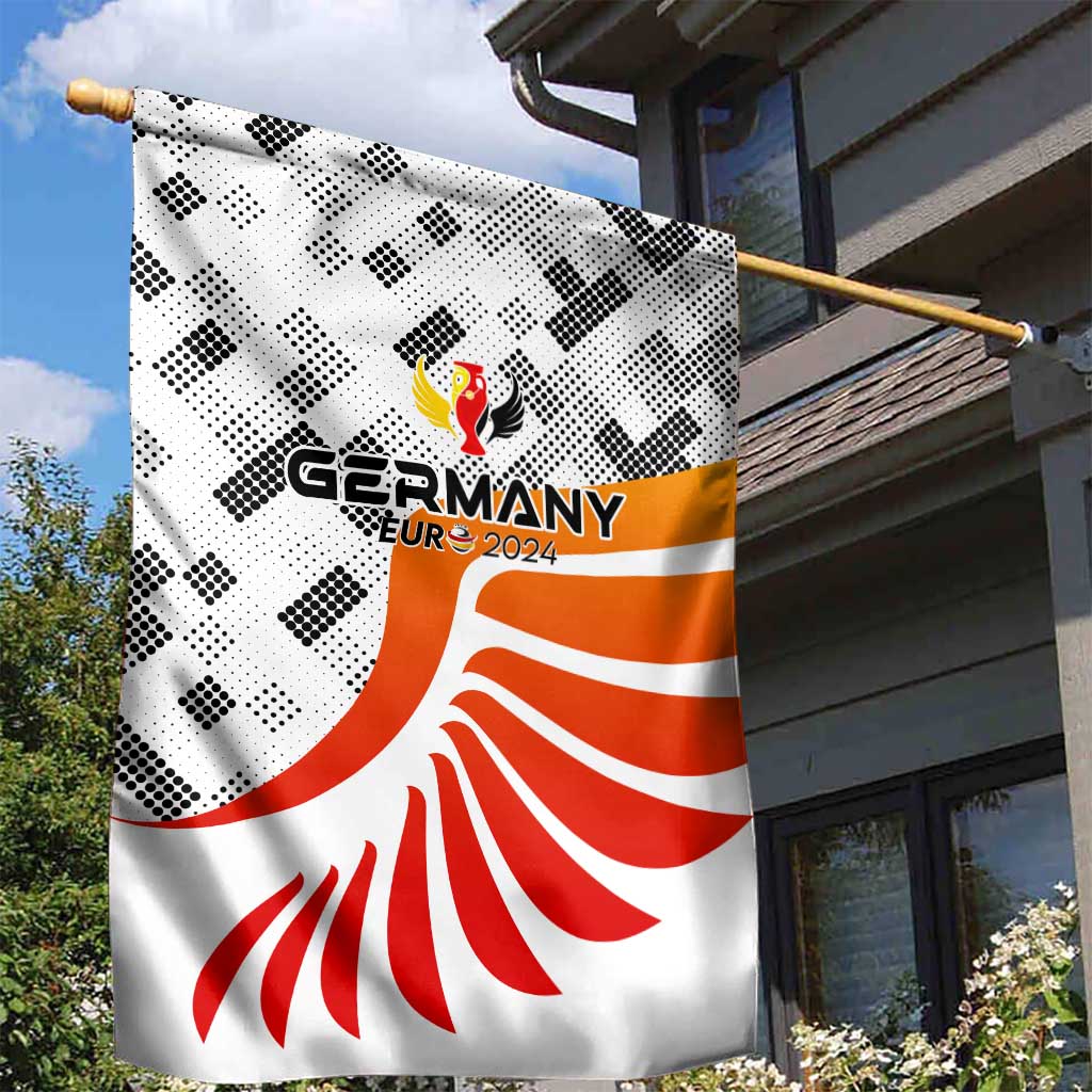 Germany Football 2024 Garden Flag Trophy Wing Style - Wonder Print Shop