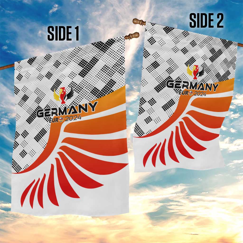 Germany Football 2024 Garden Flag Trophy Wing Style - Wonder Print Shop