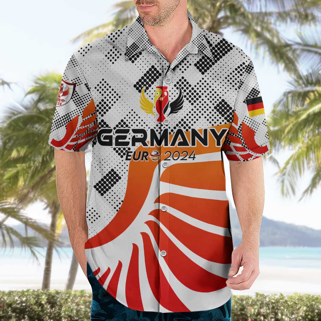 Personalized Germany Football 2024 Hawaiian Shirt Trophy Wing Style - Wonder Print Shop