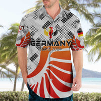 Personalized Germany Football 2024 Hawaiian Shirt Trophy Wing Style - Wonder Print Shop