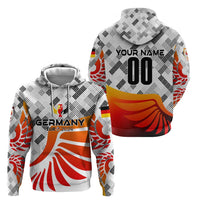 Personalized Germany Football 2024 Hoodie Trophy Wing Style - Wonder Print Shop