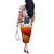 Personalized Germany Football 2024 Off The Shoulder Long Sleeve Dress Trophy Wing Style - Wonder Print Shop