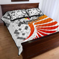 Germany Football 2024 Quilt Bed Set Trophy Wing Style - Wonder Print Shop