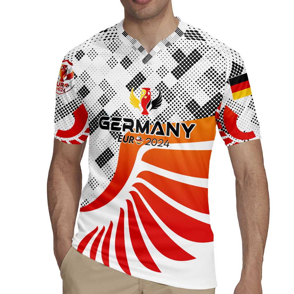 Personalized Germany Football 2024 Rugby Jersey Trophy Wing Style - Wonder Print Shop