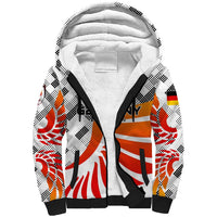 Personalized Germany Football 2024 Sherpa Hoodie Trophy Wing Style - Wonder Print Shop