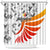 Germany Football 2024 Shower Curtain Trophy Wing Style