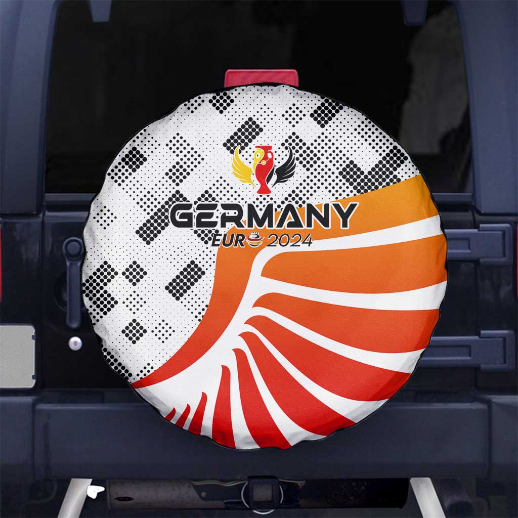 Germany Football 2024 Spare Tire Cover Trophy Wing Style - Wonder Print Shop