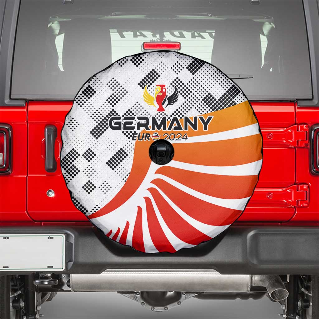 Germany Football 2024 Spare Tire Cover Trophy Wing Style - Wonder Print Shop
